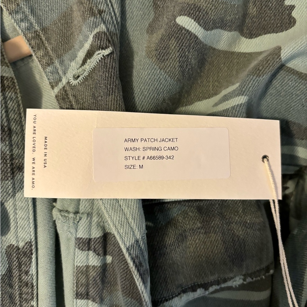 AMO Military Patch Jacket - M - NWT - Picture 5 of 8
